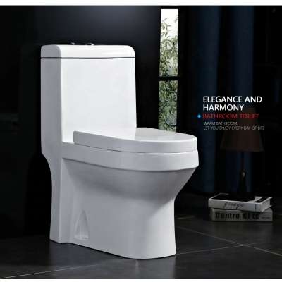 High quality sanitary wares one piece  water-saving wc color toilet bowl