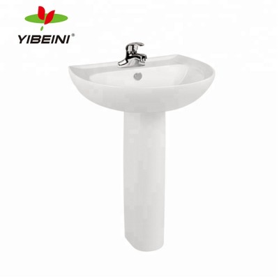 Sanitary ware china ceramic bathroom sink basin with pedestal